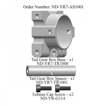 Tail Gear Box Base Set R7