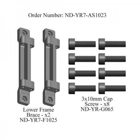 Plastic Lower Frame Brace Set R7