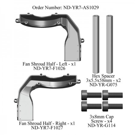 Fan Shroud Set R7
