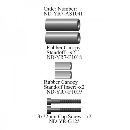 Front Canopy Standoff Set R7