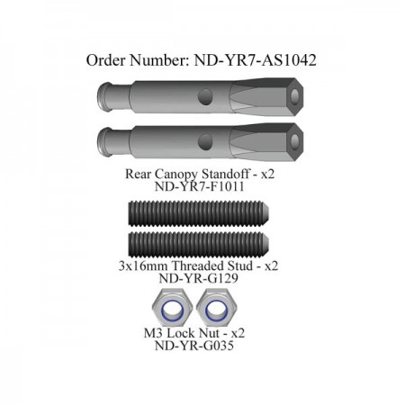 Rear Canopy Standoff Set R7