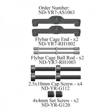 Flybar Cage Set R7