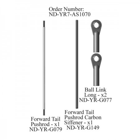 Front Tail Pushrod Set R7