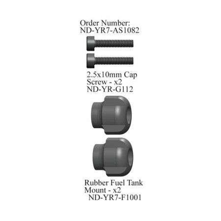 Rubber Fuel Tank Mount Set R7