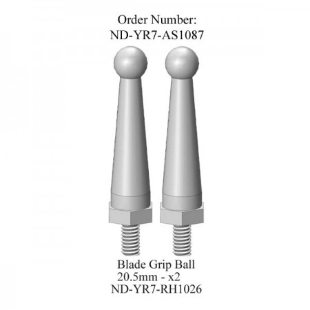 Flybarless Blade Grip Ball Set R7