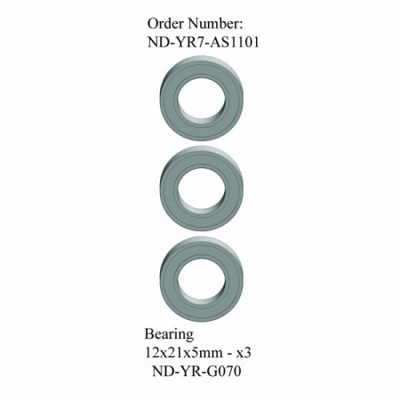 Bearing 12x21x5mm