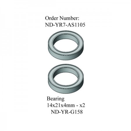 Bearing 14x21x4mm