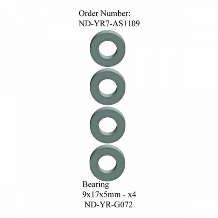 Bearing 9x17x5mm