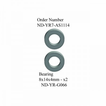 Bearing 8x14x4mm