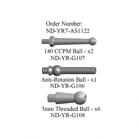 Swashplate Ball Set R7