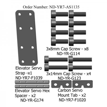 Elevator Servo Mount Set Ballistic