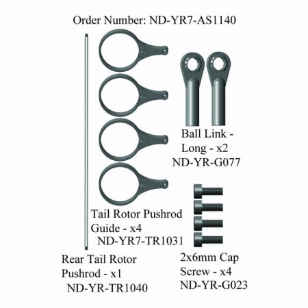 Tail Pushrod Set Ballistic