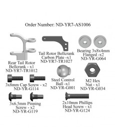 Rear Tail Rotor Bellcrank Set R7