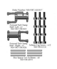 Front Tail Boom Clamp Set R7