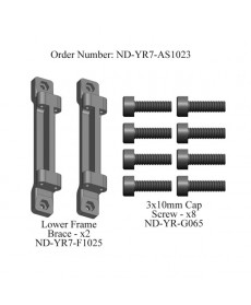 Plastic Lower Frame Brace Set R7