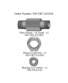 Nitro Pinion Set - 16 Tooth R7