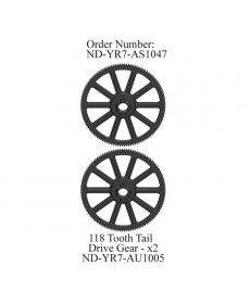 118 Tooth Tail Drive Gear R7