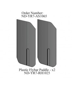 Plastic Flybar Paddles R7