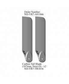 Carbon Next-D Tail Blades (107mm) R7