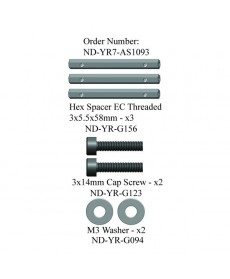 Electric Threaded Hex Spacer Set R7