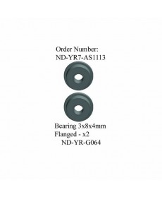 Bearing 3x8x4mm Flanged