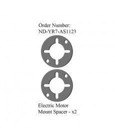 Electric Motor Mount Spacer Set R7