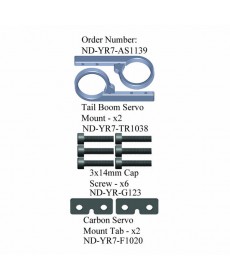 Tail Boom Servo Mount Set Ballistic