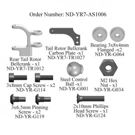 Rear Tail Rotor Bellcrank Set R7