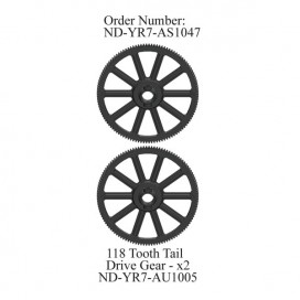 118 Tooth Tail Drive Gear R7