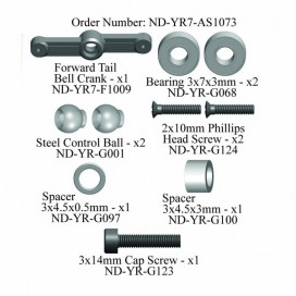 Forward Tail Bellcrank Set R7