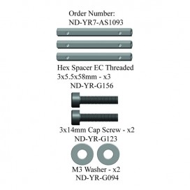 Electric Threaded Hex Spacer Set R7