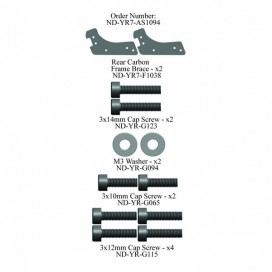 Rear Carbon Frame Brace Set R7