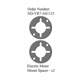 Electric Motor Mount Spacer Set R7