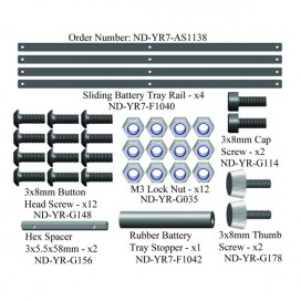 Sliding Battery Tray Rail Set Ballistic