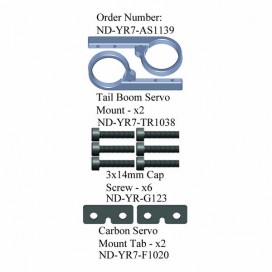 Tail Boom Servo Mount Set Ballistic