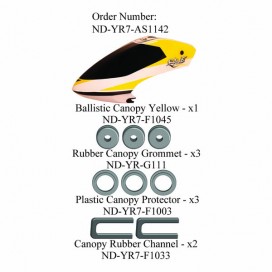 Ballistic Canopy Set Yellow