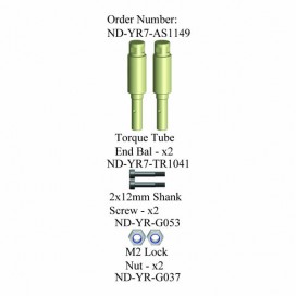 Steel Gear Torque Tube End Set Ballistic